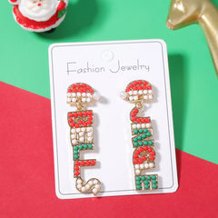 Christmas Jingle Bells Drop Earrings Style B onesize OutfitFlow