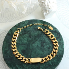 18K Gold-Plated Titanium Steel Bracelet OutfitFlow