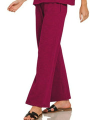 Zenana Slub Short Sleeve T-Shirt and Pants Set OutfitFlow