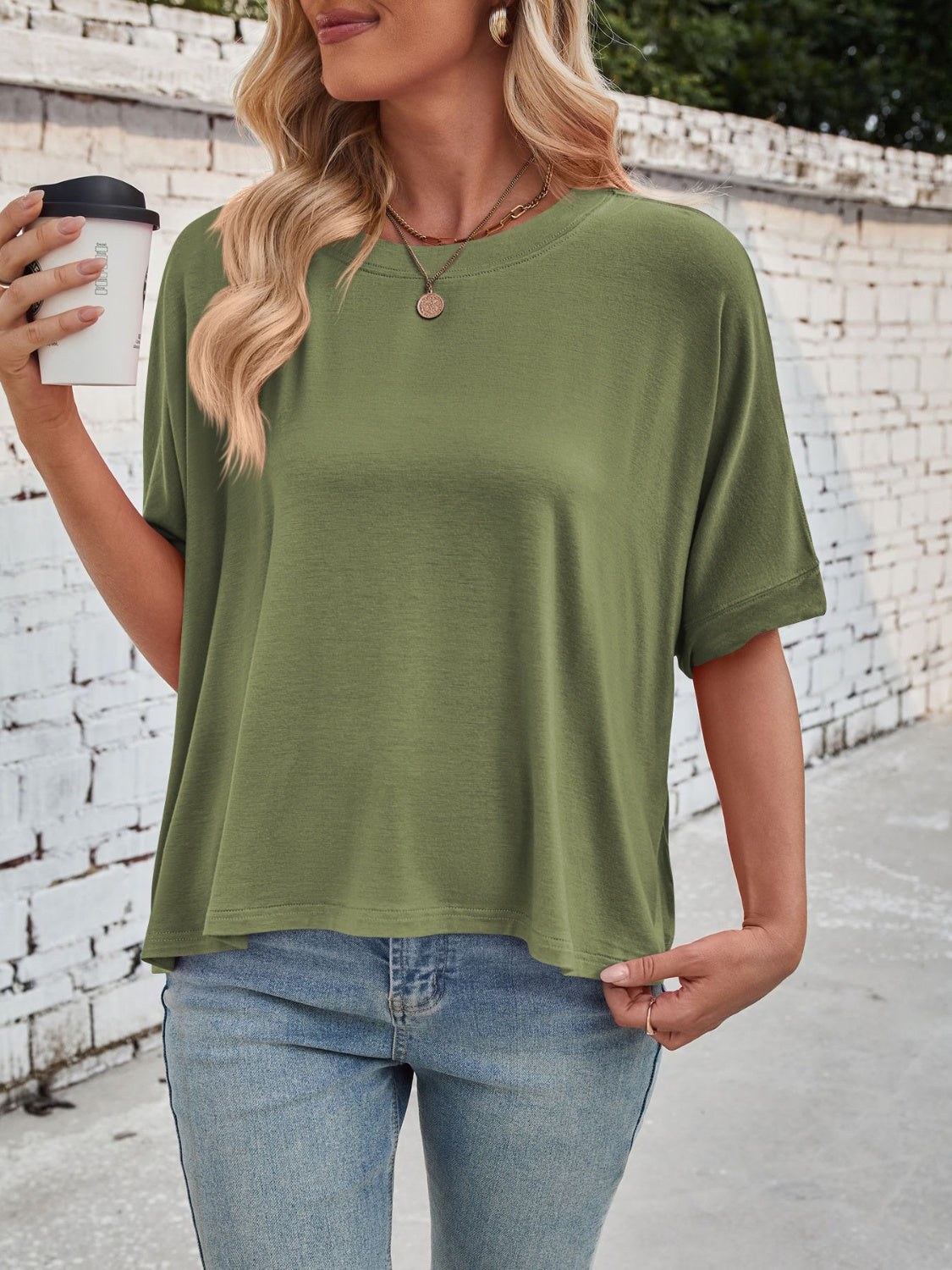 Lovelet Round Neck Half Sleeve T-Shirt