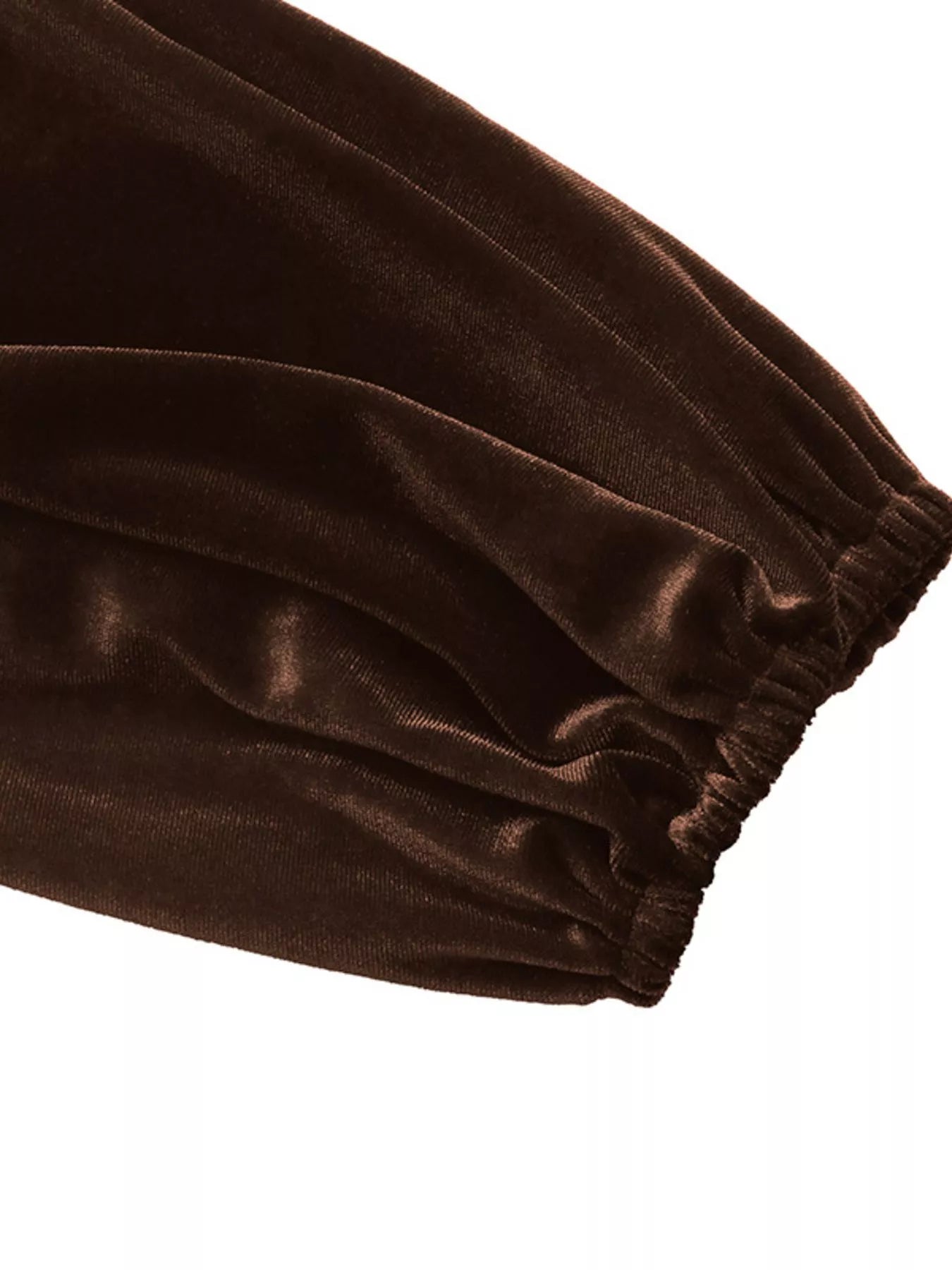 Velvet A-Line Dress with Lace Trim OutfitFlow