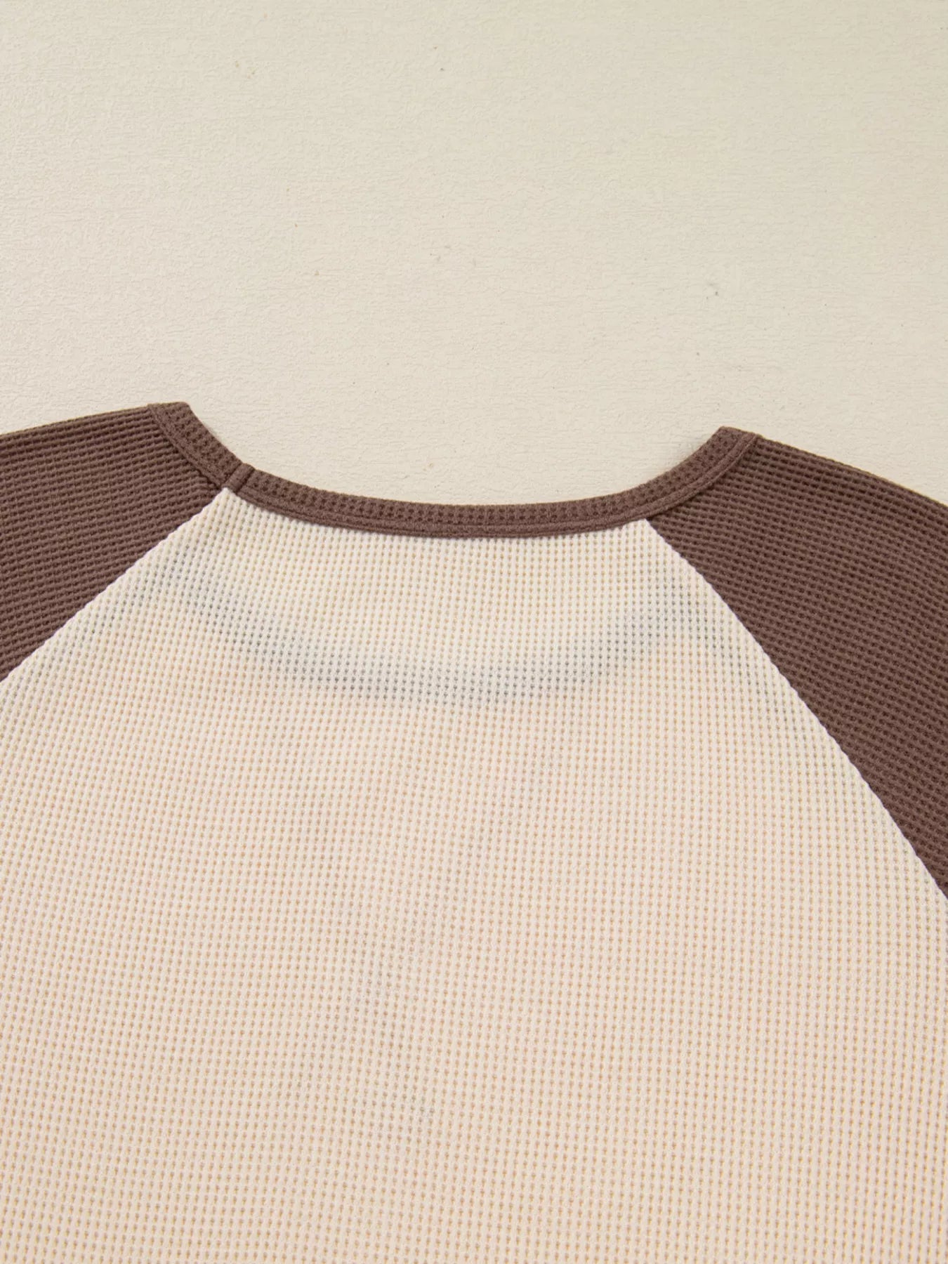 Floral Print Patchwork Color Block Long Sleeve Top Trendsi