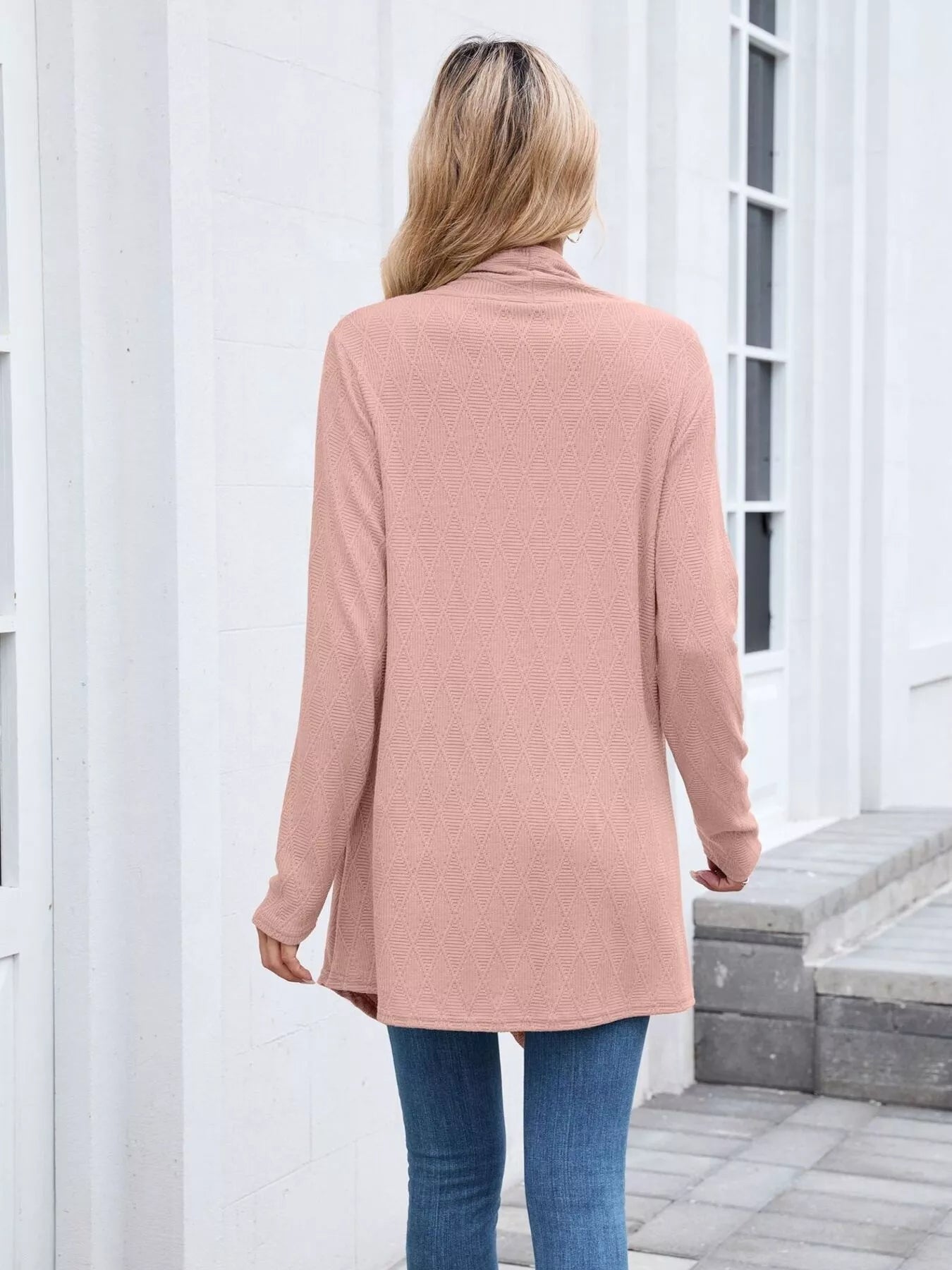 Open Front Long Cardigan OutfitFlow