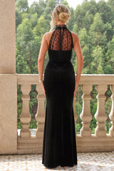 Lace Detail Sleeveless Maxi Dress OutfitFlow