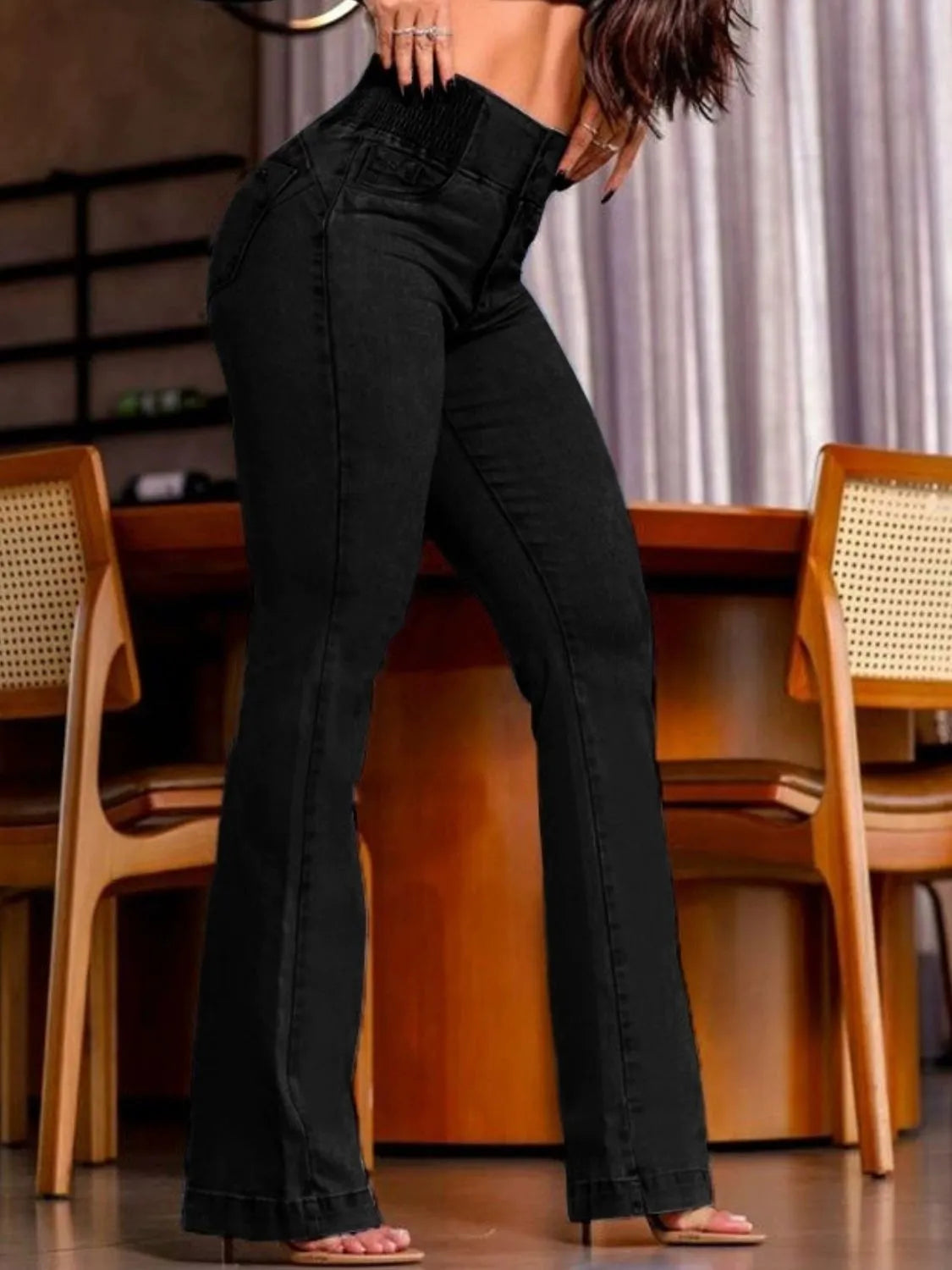 High Rise Bootcut Jeans OutfitFlow