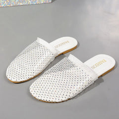 Round Toe Flats Sandals OutfitFlow