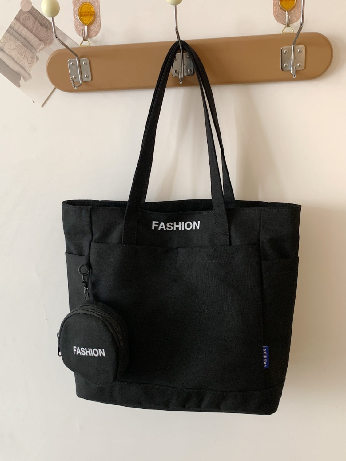 Outfit Flow - Canvas Tote Bag with Pouch