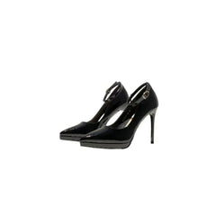 Point Toe Stiletto Pumps Black OutfitFlow
