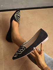 Point Toe Slip-Ons OutfitFlow