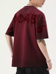Men's Full Size Oversized Round Neck T-Shirt Plus Size Trendsi