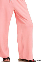 Zenana Scuba Drawstring Pants OutfitFlow