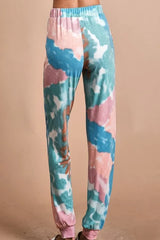 BiBi Tie Dye French Terry Jogger Pants OutfitFlow
