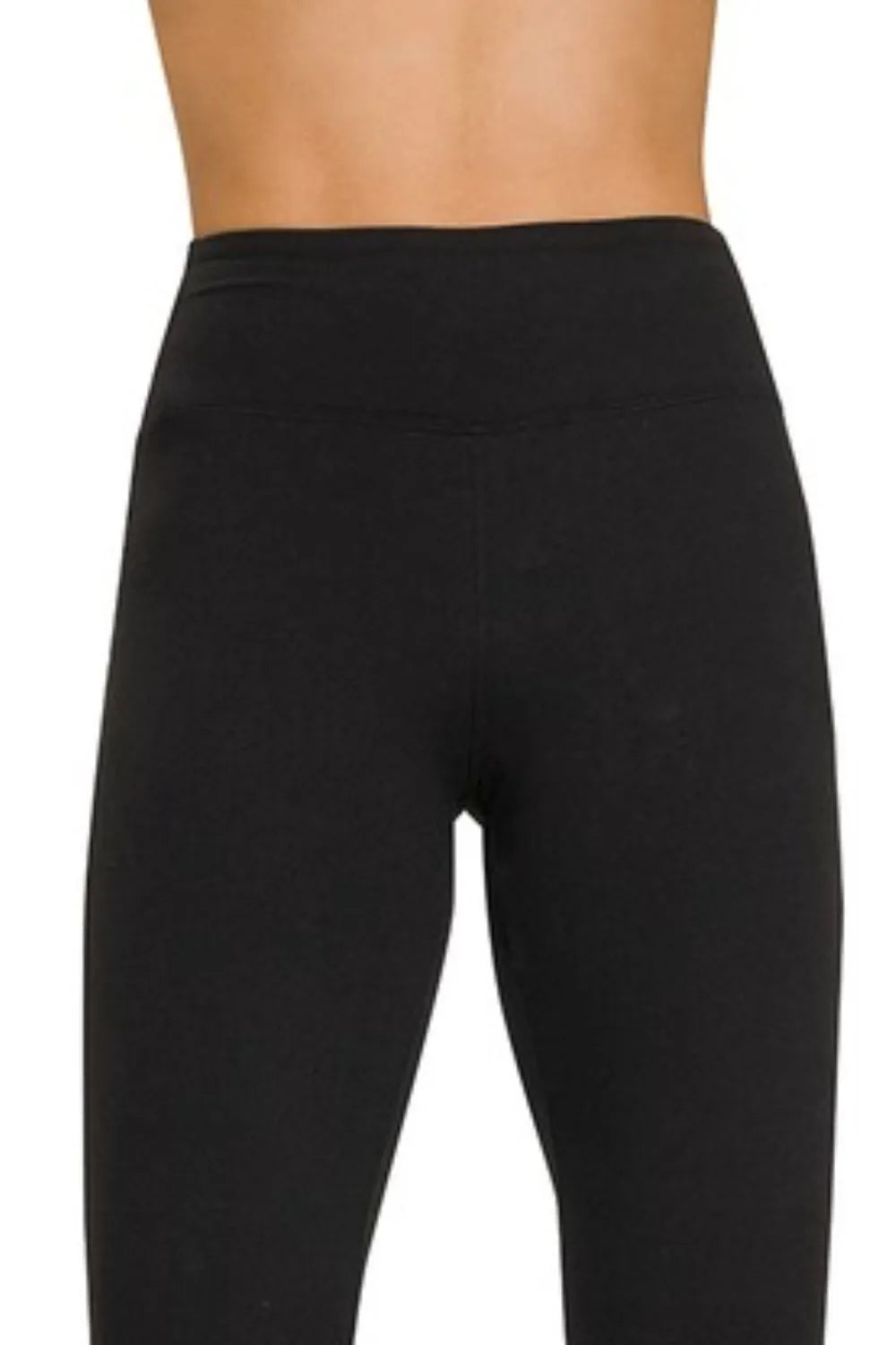 Zenana Microfiber Waistband Leggings OutfitFlow