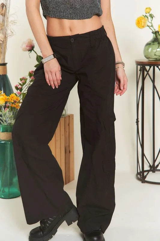 ADORA Low Rise Casual Cargo Pants OutfitFlow