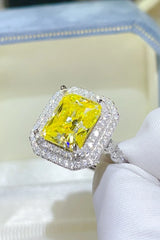 2 Carat Moissanite 925 Sterling Silver Ring OutfitFlow