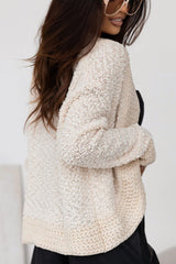 Outfit Flow - Solid Color Open Front Cardigan