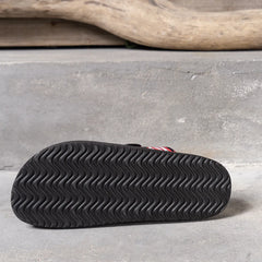 American Flag Patriotic Double Strap Sandals OutfitFlow