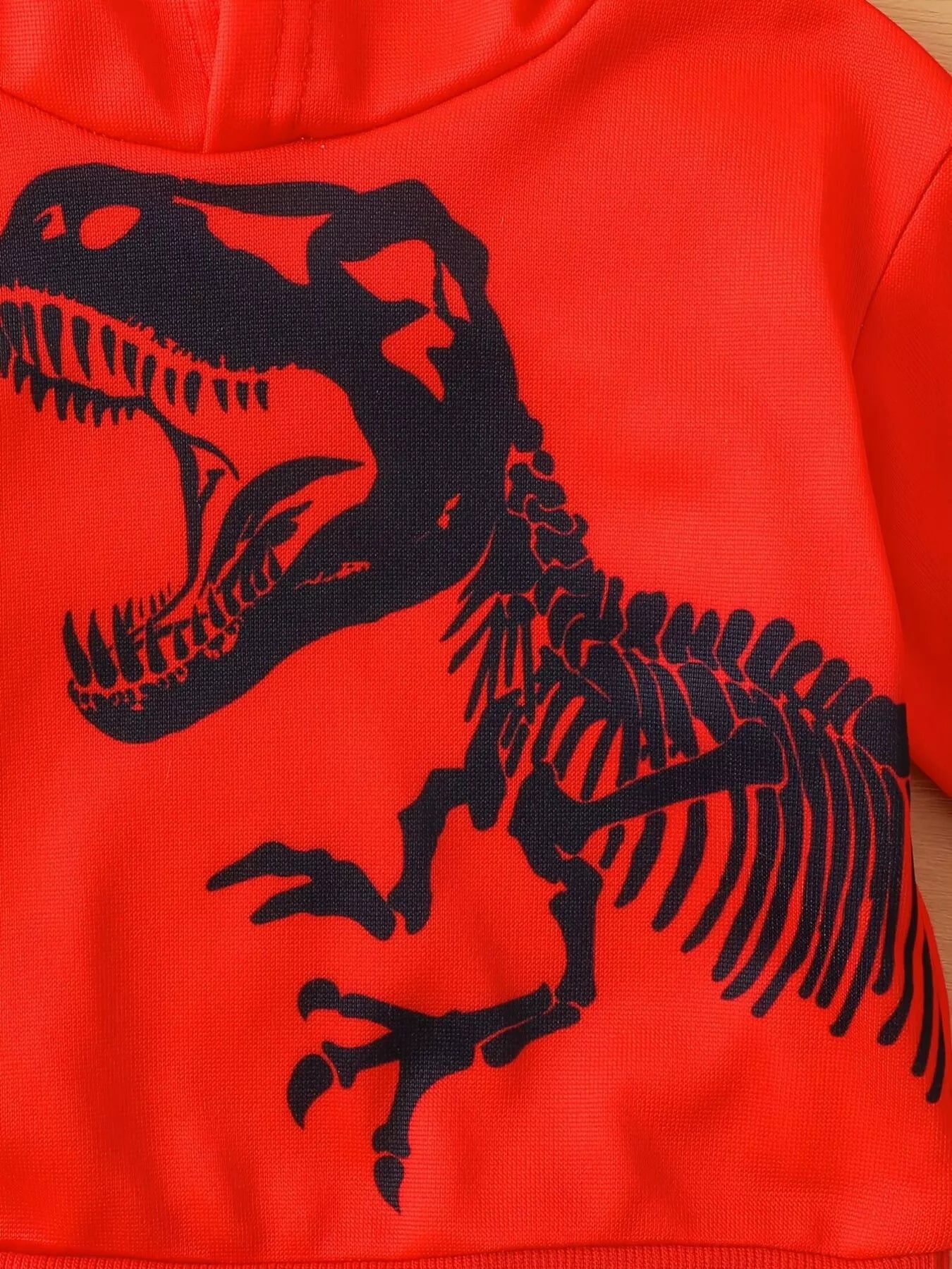 Children's Dinosaur Long Sleeve Hoodie and Pants Set Trendsi