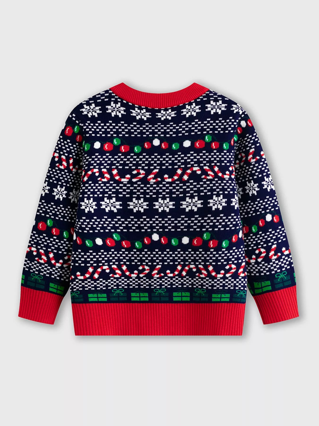 Children's Christmas Tree Round Neck Sweater OutfitFlow