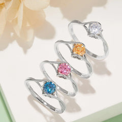 Moissanite 925 Sterling Silver Ring OutfitFlow