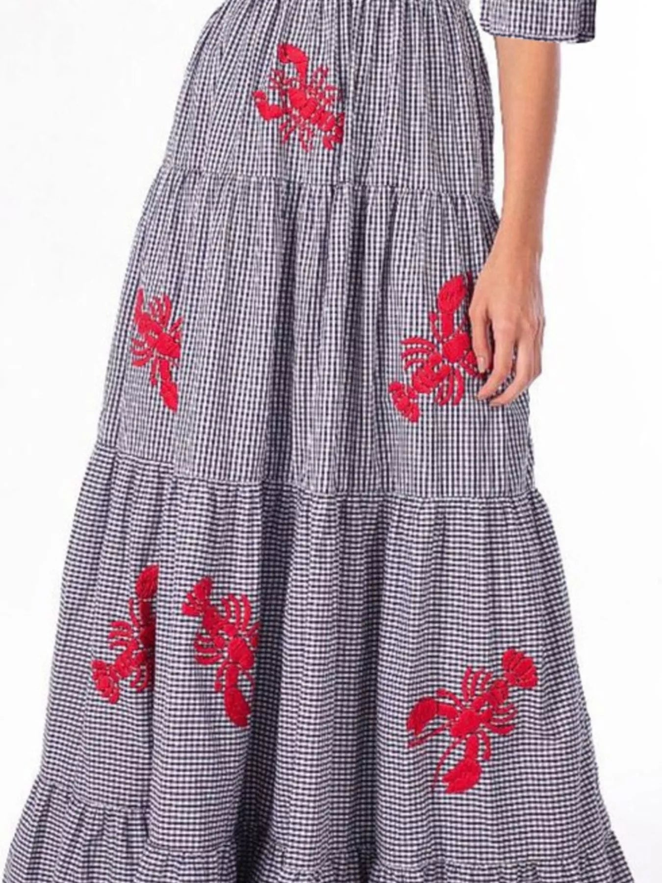 Square Neck Tiered Maxi Dress OutfitFlow