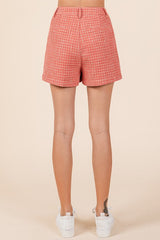 Mittoshop Tweed Classic Shorts with Side Pockets OutfitFlow