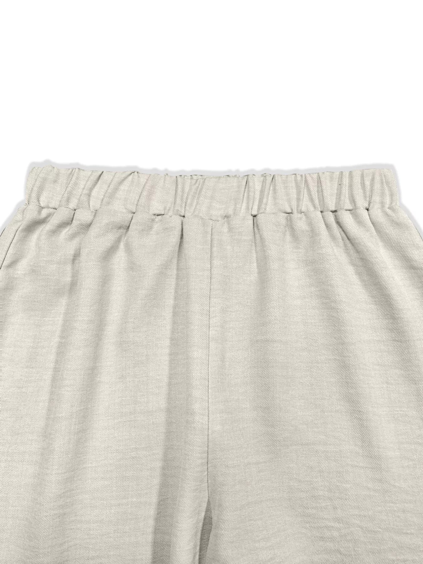 Ruffle Sleeve Shirt and Pants Set OutfitFlow