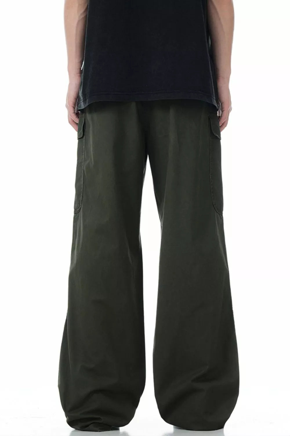 Men's Loose Fit Multi-Pocket Cargo Pants Trendsi