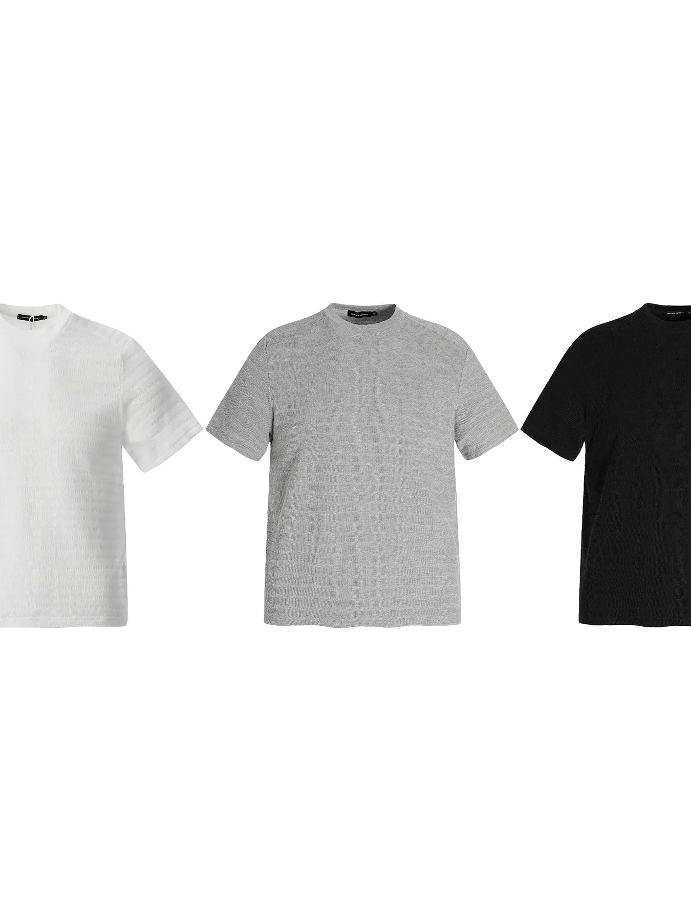 Men's Round Neck Short Sleeve T-Shirt OutfitFlow