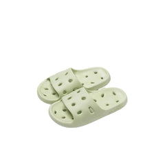 Open Toe Platform Slippers Green OutfitFlow