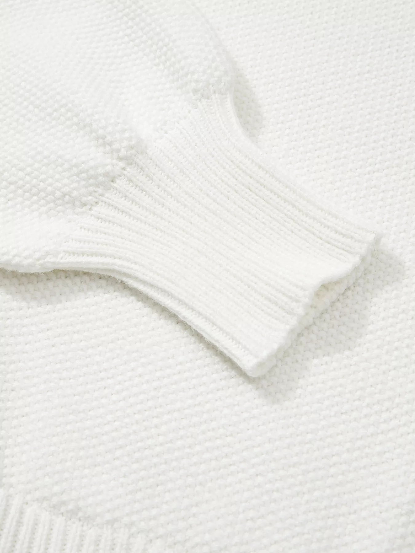 HOHOHO MERRY CHRISTMAS Drop Shoulder Holiday Sweater OutfitFlow