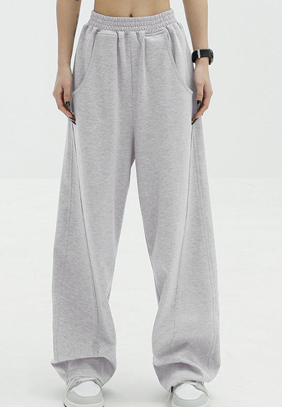 Outfit Flow - Elastic Waist Sweatpants with Pockets