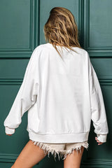 BiBi Holly Jolly Christmas French Terry Sweatshirt OutfitFlow