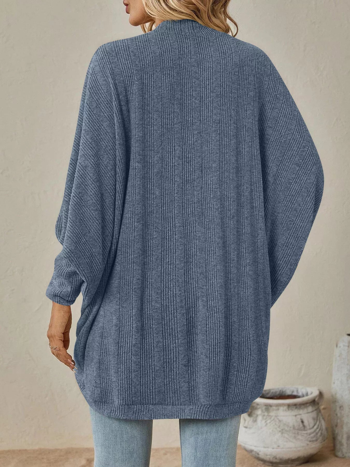 Open Front Cocoon Cardigan OutfitFlow