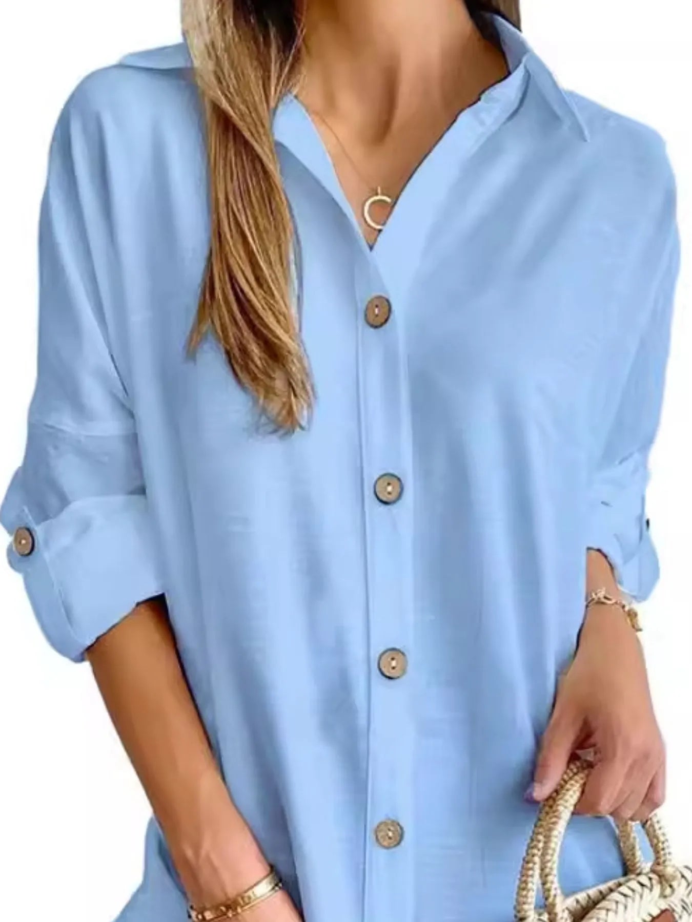 Button Down Long Sleeve Shirt Dress OutfitFlow
