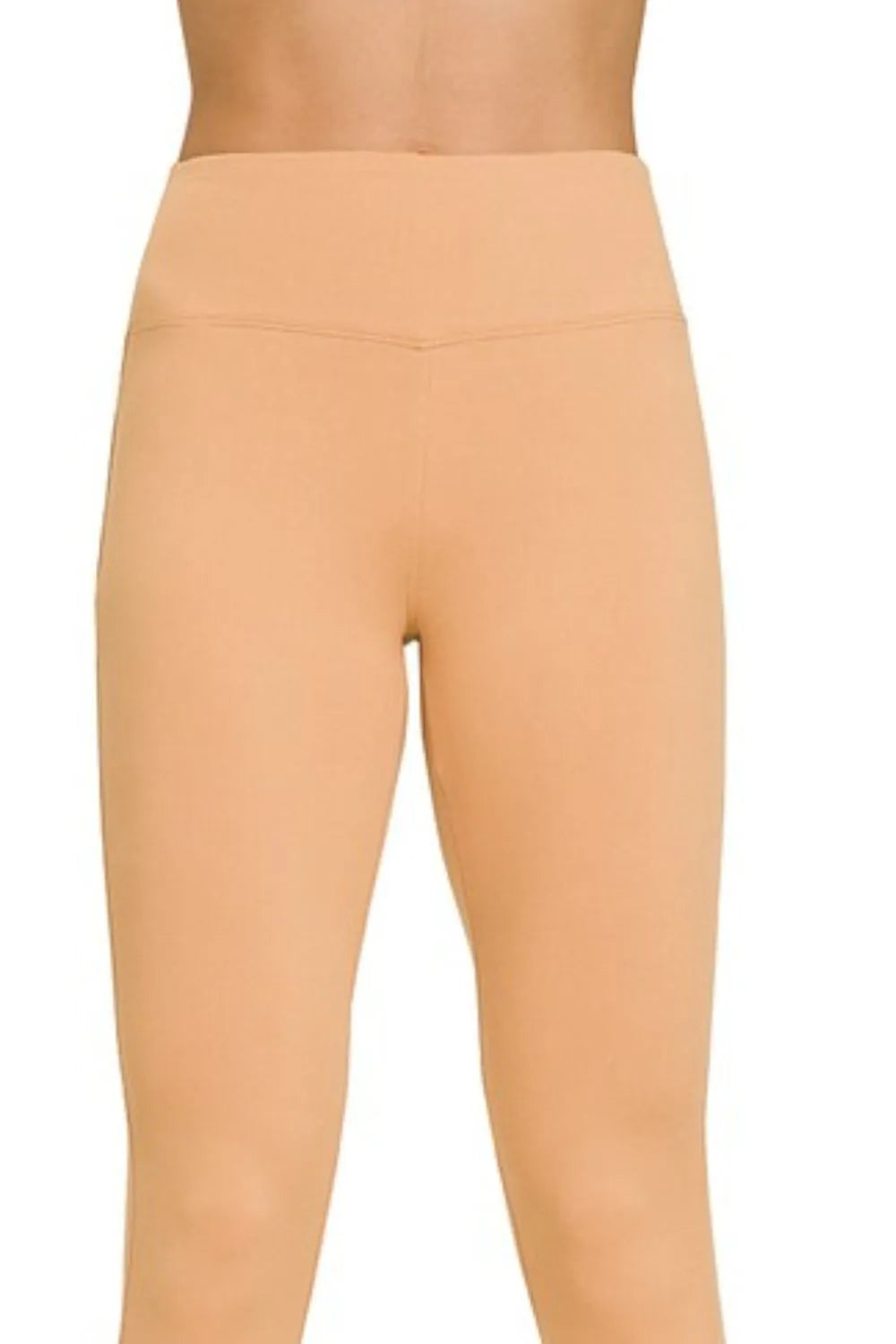 Zenana Microfiber Waistband Leggings OutfitFlow
