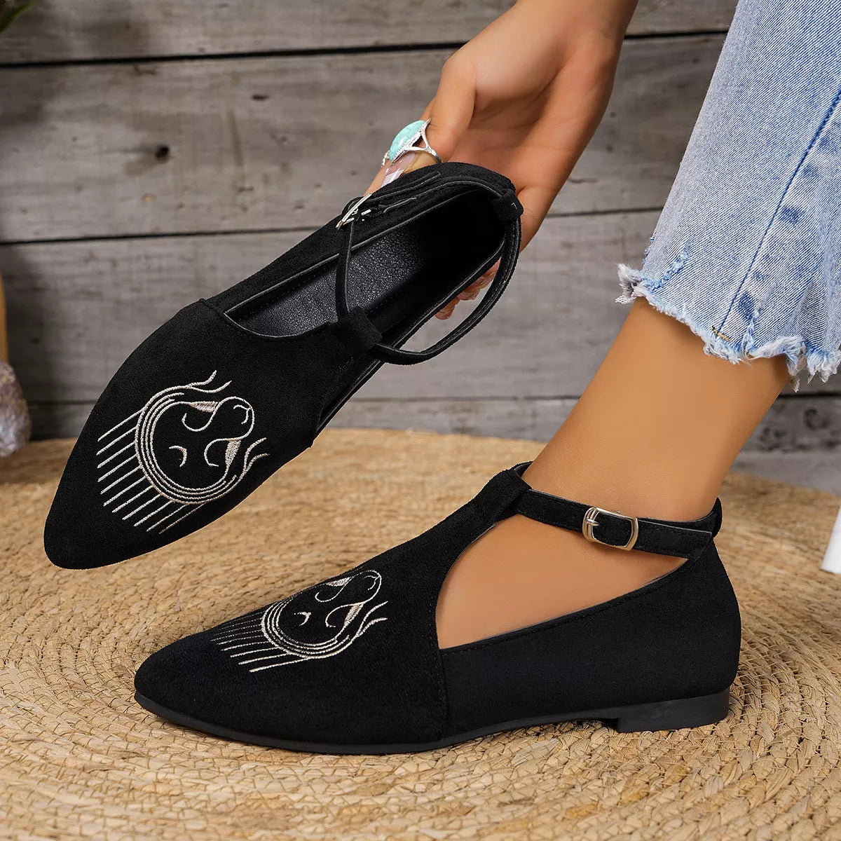 Point Toe Slip-Ons Style F OutfitFlow
