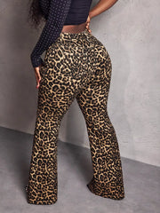 Leopard Wide Leg Pants OutfitFlow