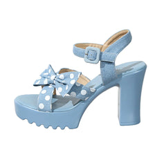 Open Toe Block Heels Sandals OutfitFlow