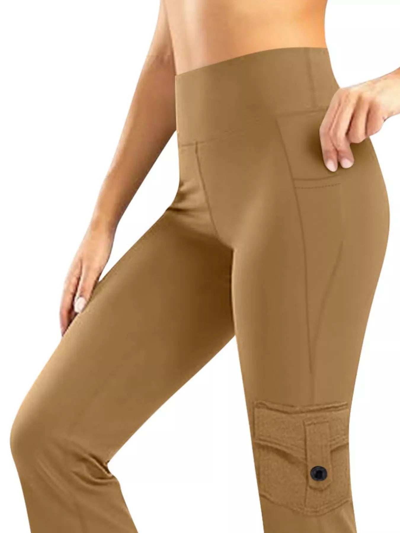 High-Waisted Yoga Pants with Pockets OutfitFlow