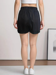 Casual Drawstring High Waist Shorts OutfitFlow