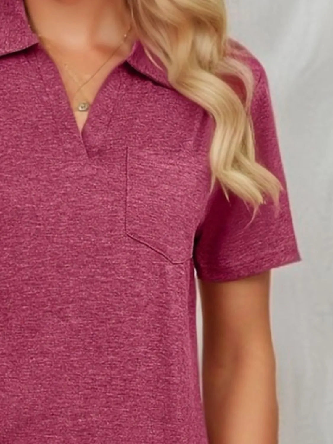 Johnny Collar Short Sleeve Top OutfitFlow
