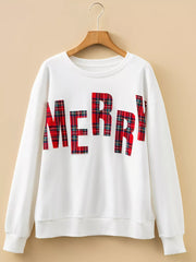Plaid MERRY Christmas Vacation Sweatshirt OutfitFlow