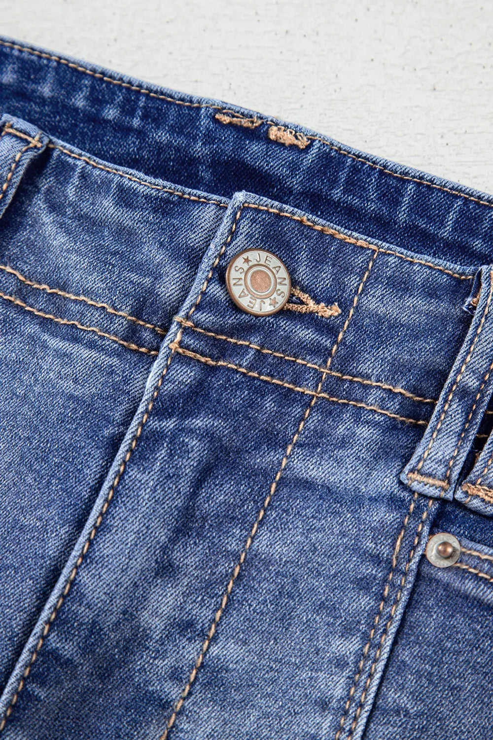 High-Waisted Wide-Leg Vintage Wash Jeans OutfitFlow