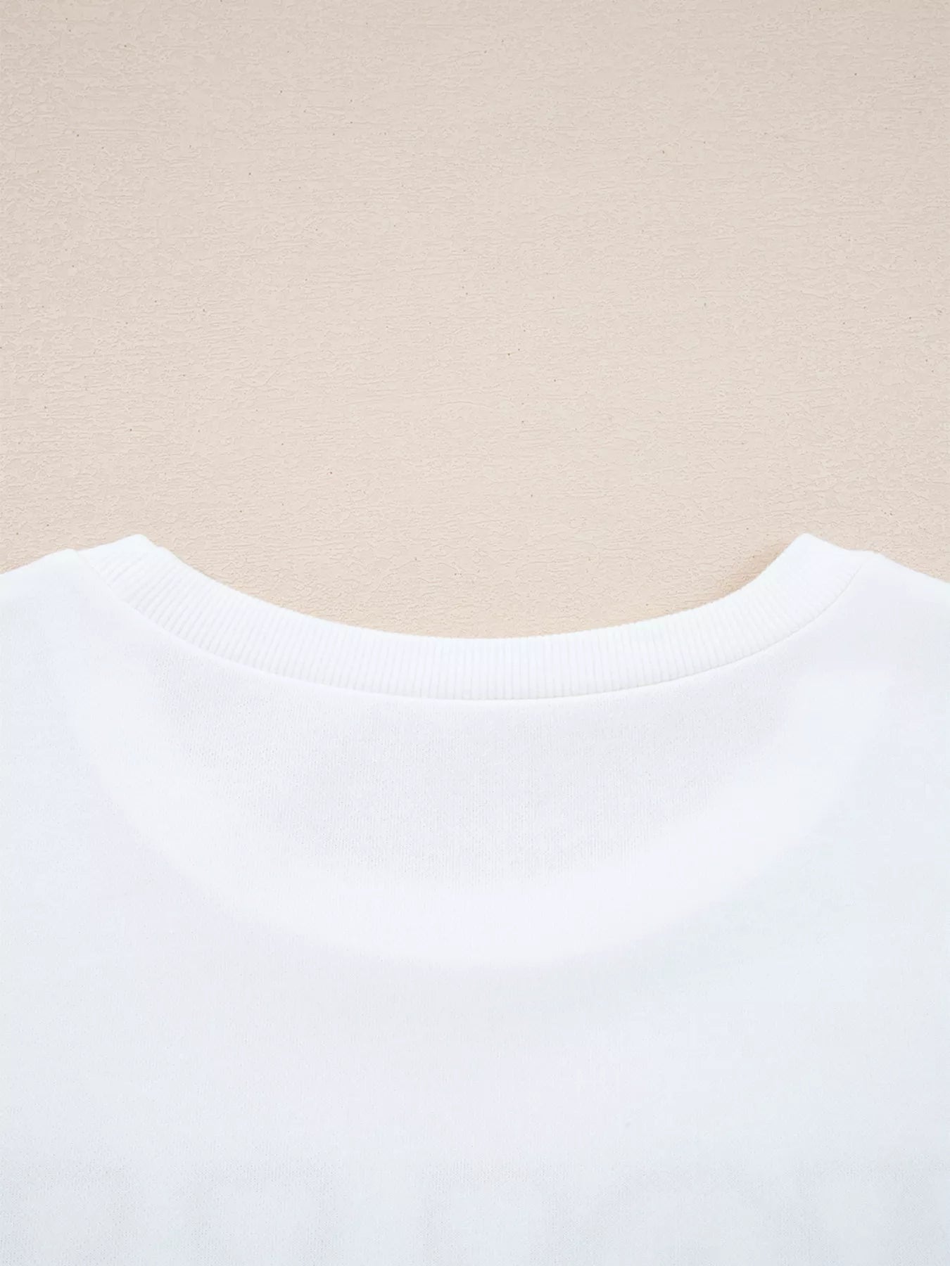 HOLLY JOLLY Embroidered Round Neck Sweatshirt OutfitFlow