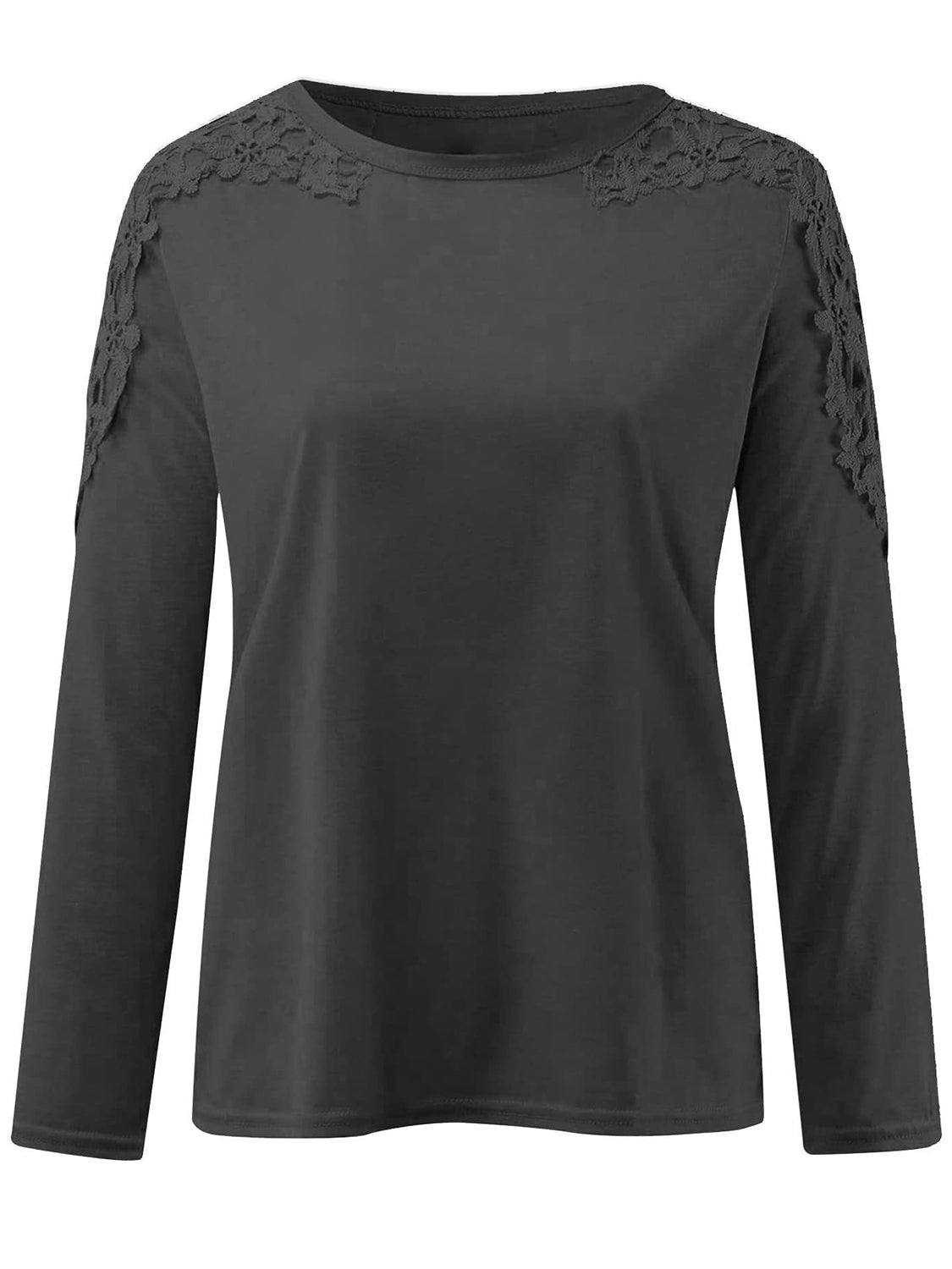 Outfit Flow - Full Size Cutout Round Neck Long Sleeve T-Shirt