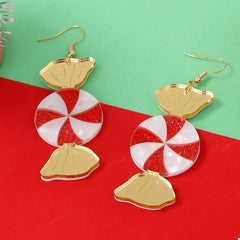 Christmas Candy Drop Earrings OutfitFlow