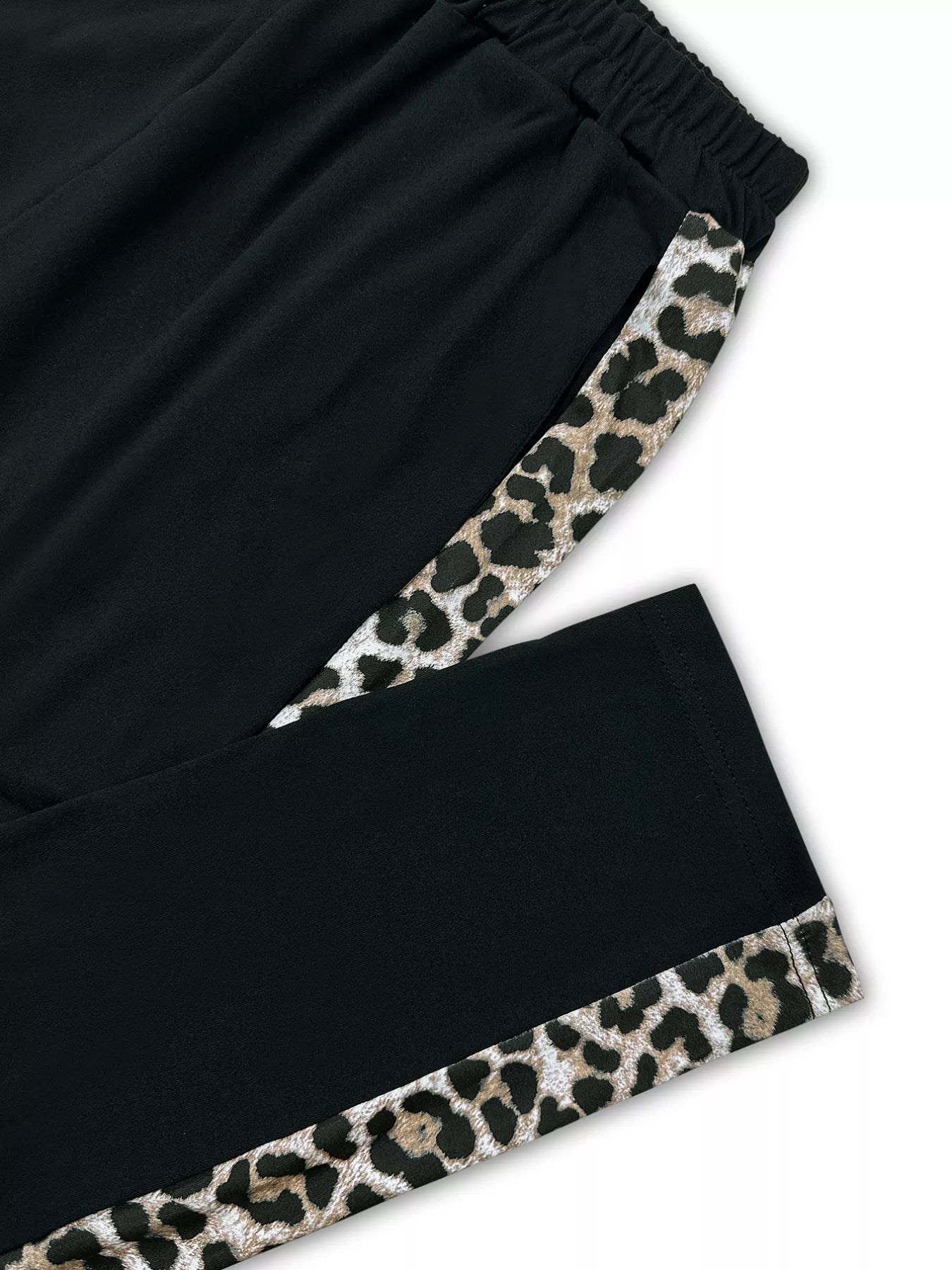 Leopard Print Top and Pants Set OutfitFlow