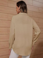 Textured Button-Down Shirt OutfitFlow