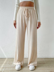 Outfit Flow - Honey Drawstring Wide Leg Pants